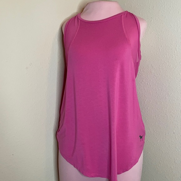 PINK Mesh Athletic Tank - Picture 2 of 4
